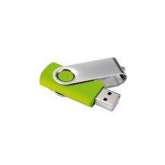   Memorie usb 4 GB, 55x19x10 mm, Everestus, 20IUN1909, Verde, Plastic, Metal