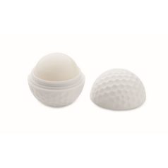   Balsam de buze cu forma de minge de golf, 2401E15366, Everestus, Ø3.5 cm, ABS, Alb