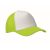 Sapca baseball, Unisex, 2502E14083, Everestus, Poliester, Alb, Verde neon