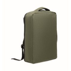   Rucsac laptop, 15 inch, 2410E22145, Everestus, 41 x 29 x 11 cm, rPET, Verde militar