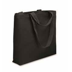   Geanta plaja, 2502E15827, Everestus, 37 x 10 x 49 cm, Bumbac, Negru