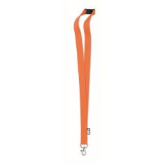   Lanyard cu carabina, 2502E14260, Everestus, 2 x 90 cm, PET, Portocaliu