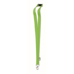   Lanyard cu carabina, 2502E14259, Everestus, 2 x 90 cm, PET, Verde lime