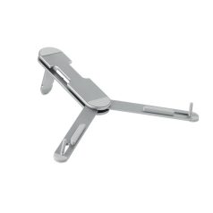   Stand pliabil pentru laptop, Everestus, 21AUG134, Aluminiu, 10.5x3.8x1.5 cm, Argintiu