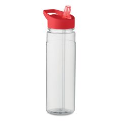   Sticla de apa sport, Everestus, 22FEB1327, 650 ml, Ø6.5x23.5 cm, Poliester, Rosu