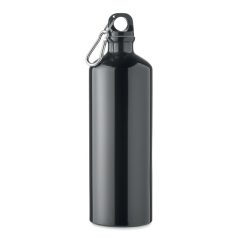   Sticla de apa sport, Everestus, 18SEP3072, 1000 ml,  Ø7.5x26 cm, Otel, Negru