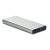 Powerbank, Everestus, 42FEB230575, 10000 mAh, 14.2x6.7x1.6 cm, Aluminiu, Argintiu Matt