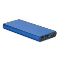   Powerbank, Everestus, 42FEB230576, 10000 mAh, 14.2x6.7x1.6 cm, Aluminiu, Albastru Royal