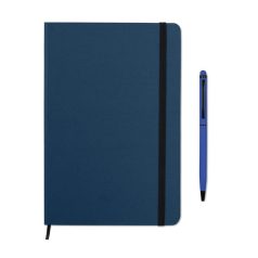   Set agenda A5 cu pagini dictando, Everestus, ST02, hartie, albastru