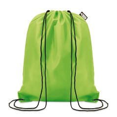   Sac cu cordon 190T RPET, Verde, 21MAR3255, Everestus, 36x40 cm, Poliester