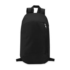   Rucsac sport cu buzunar exterior, Everestus, 20IAN1333, Negru, Poliester 600D