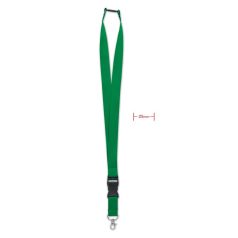   Lanyard cu carlig metalic, 2x90 cm, Everestus, 20SEP1400, Poliester, Verde