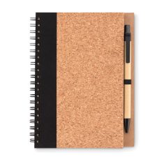   Set agenda cu spirala si pix, 70 pagini dictando, 18x13x0.7 cm, Everestus, 20IUN0932, Negru, Hartie