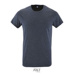 REGENT-F-MEN TSHIRT-150g, Cotton, Heather Denim, TWIN, S