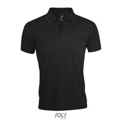   Tricou polo, 21AUG208, masculin, Poliester, Bumbac, 53x37x23 cm, Negru