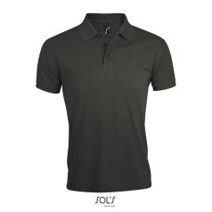   Tricou Polo, Sols, 21OCT1175, 56 x 40 x 29 cm, L, masculin, Poliester, Bumbac, Gri