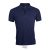 Tricou polo, 21AUG223, masculin, Poliester, Bumbac, 53x37x23 cm, Albastru