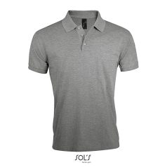   Tricou Polo, Sols, 21OCT1185, 56 x 40 x 25 cm, S, masculin, Poliester, Bumbac, Gri