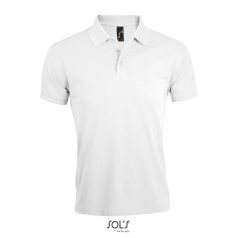   Tricou Polo, Sols, 21OCT1203, 54 x 39 x 31 cm, L, masculin, Poliester, Bumbac, Alb