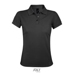   Tricou Polo, Sols, 21OCT0275, 56 x 40 x 22 cm, L, feminin, Poliester, Bumbac, Gri