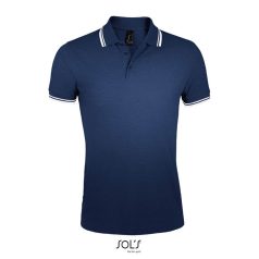   Tricou Polo Barbati, 42FEB234429, Pasadena Men, Bumbac, Masculin, Albastru French Marine, Alb, S