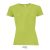 SPORTY-WOMEN TSHIRT- 140g, Polyester, Apple Green, TWIN, M