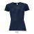 Tricou la baza gatului, Dama, maneca scurta, SOL'S, 2401E10040, Poliester, Albastru French navy, XS