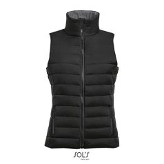 WAVE-WOMEN BODYWARMER-180g, Nylon, black, TWIN, M