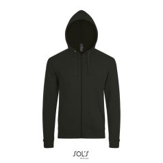 STONE-UNI HOODIE-260g, Polyester/Cotton, black, UNISEX, M