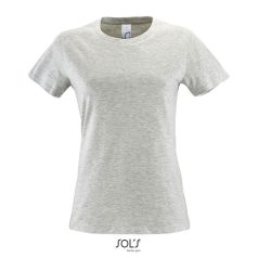 REGENT-WOMEN TSHIRT-150g, Cotton, ash, TWIN, L