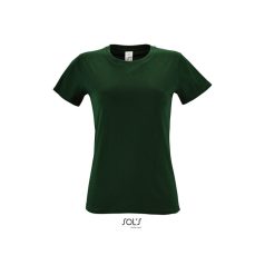 REGENT-WOMEN TSHIRT-150g, Cotton, bottle green, TWIN, S