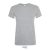 Tricou la baza gatului, Dama, maneca scurta, SOL'S, 2401E10122, Bumbac, Gri melange, 3XL