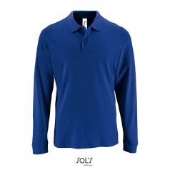   Tricou Polo, Barbati, maneca lunga, SOL'S, 2401E10201, Bumbac, Albastru royal, 3XL