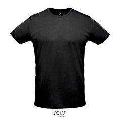 SPRINT-UNI TSHIRT-130g, Polyester, black, UNISEX, XL