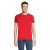 Tricou la baza gatului, Barbati, maneca scurta, SOL'S, 2401E10349, Bumbac, Rosu bright, S