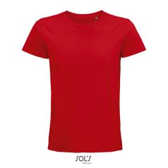 PIONEER-TSHIRT-175-BARBAȚI, Organic cotton, red, L