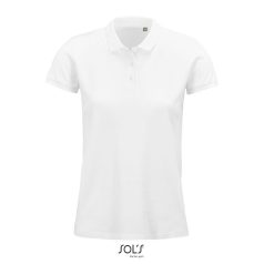 PLANET-WOMEN POLO-170g, Organic cotton, white, XS