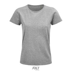 PIONEER-WOMEN TSHIRT-175g, Organic cotton, Grey Melange, L