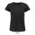 Tricou la baza gatului, Dama, maneca scurta, SOL'S, 2401E10597, Bumbac, Negru deep, 3XL