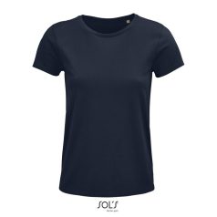   Tricou la baza gatului, Dama, maneca scurta, SOL'S, 2401E10598, Bumbac, Albastru French navy, 3XL