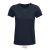 Tricou la baza gatului, Dama, maneca scurta, SOL'S, 2401E10598, Bumbac, Albastru French navy, 3XL