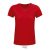 Tricou la baza gatului, Dama, maneca scurta, SOL'S, 2401E10616, Bumbac, Rosu, 3XL