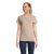 Tricou la baza gatului, Dama, maneca scurta, SOL'S, 2401E10618, Bumbac, Bej rope, M