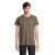 Tricou la baza gatului, Unisex, maneca scurta, SOL'S, 2401E11268, Bumbac, Kaki army, 3XL