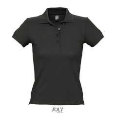   Tricou Polo, Dama, maneca scurta, SOL'S, 2401E11576, Bumbac, Negru, 3XL