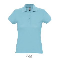 PASSION-WOMEN POLO-170g, Cotton, Atoll, TWIN, S