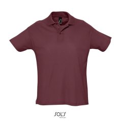 SUMMER II-POLO-170-BARBAȚI, Cotton, Burgundy, TWIN, L