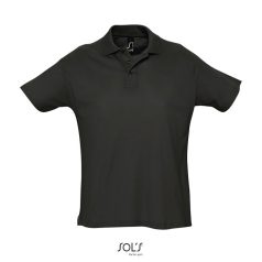   Tricou Polo, Barbati, maneca scurta, SOL'S, 2401E11598, Bumbac, Negru, 3XL