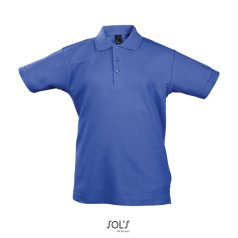 SUMMER II-KIDS POLO-170g, Cotton, royal blue, JUNIOR, 4XL