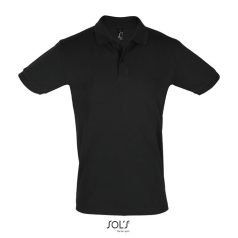 PERFECT-POLO-180g-BARBAȚI, Cotton, black, TWIN, XS